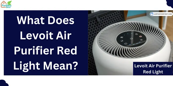 Levoit Air Purifier Red Light